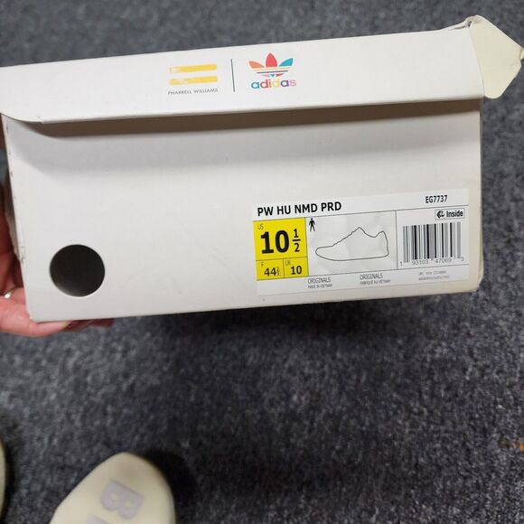 ADIDAS Men's Size 10.5 Pharrell Human Race NIB Streetwear Now Is Her Time Shoes - Picture 12 of 14